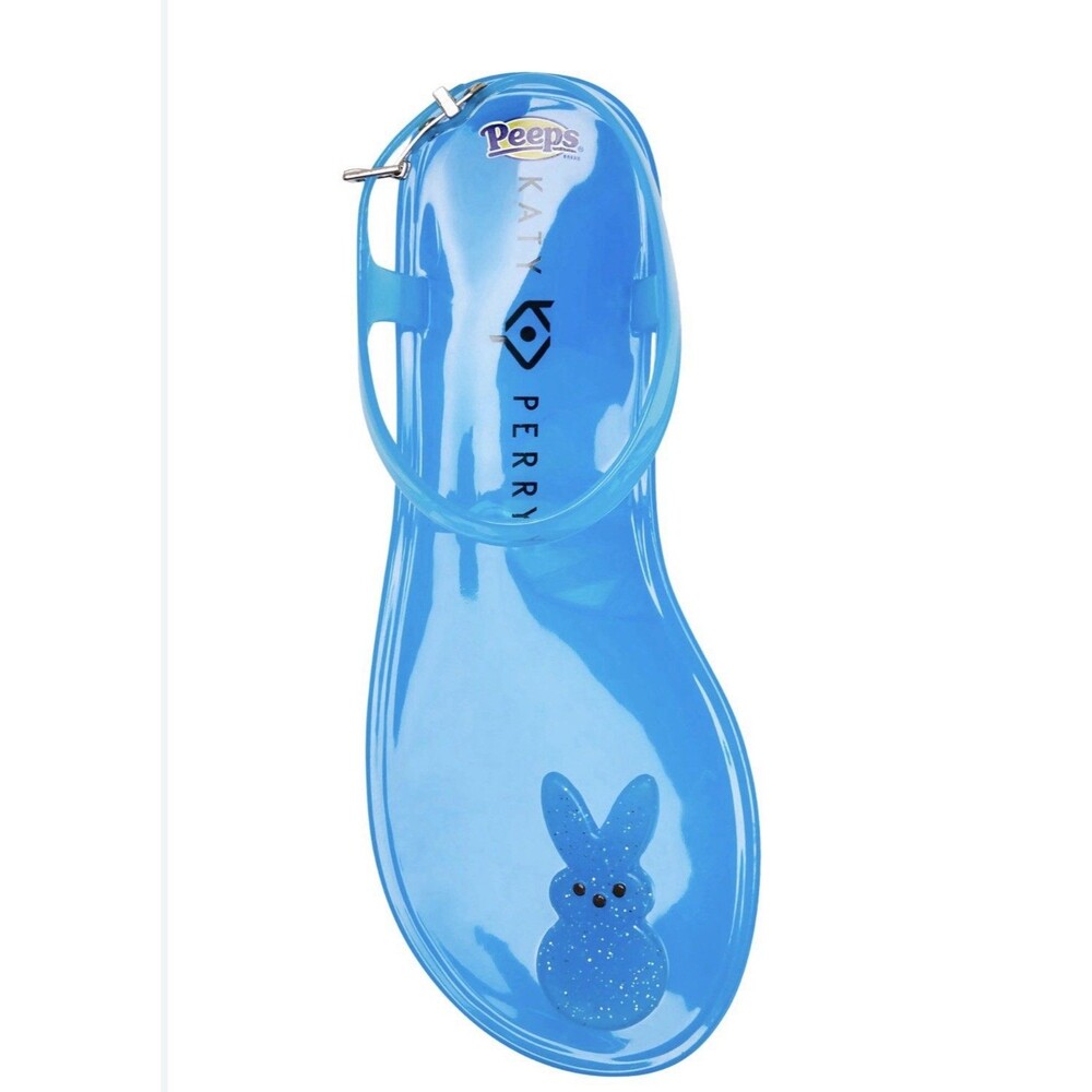Katy Perry Blue Bunny Geli Sandals Jellies Womens Size 8